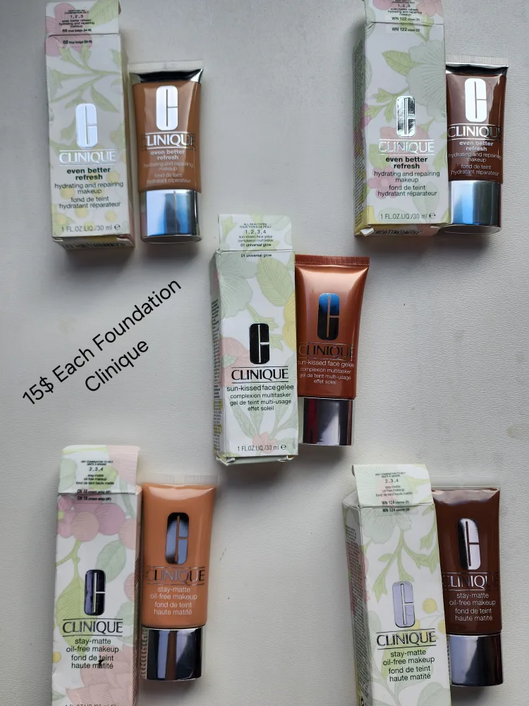 MAC, Estee Lauder, Smashbox, clinique, Bobbi Brown Foundation image indicator(6)