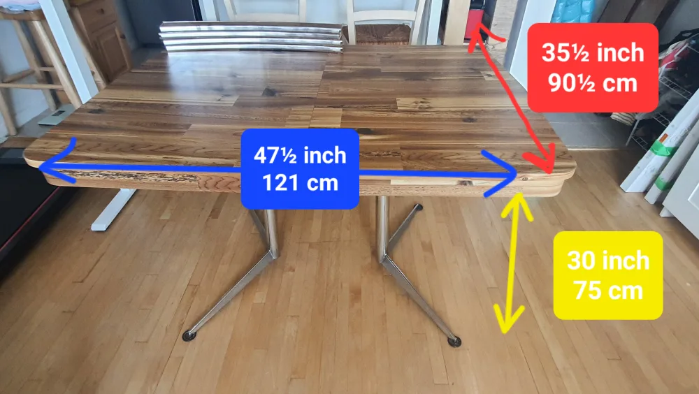 Wood Dining Table image indicator(3)