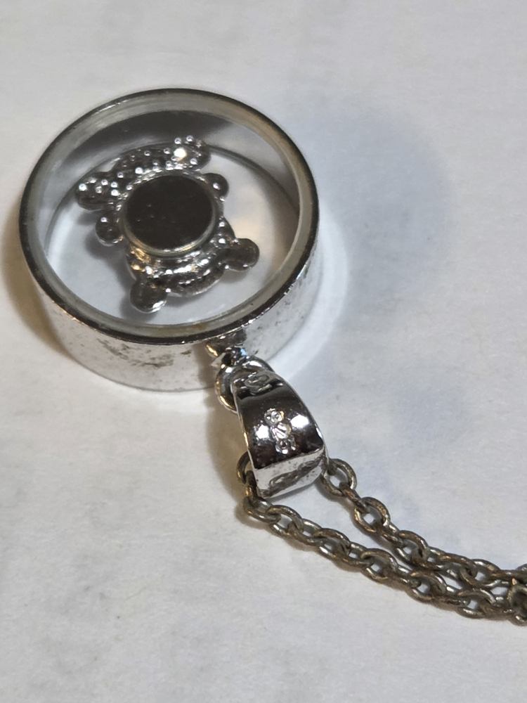 Silver  Bear Pendant Necklace - photo 4