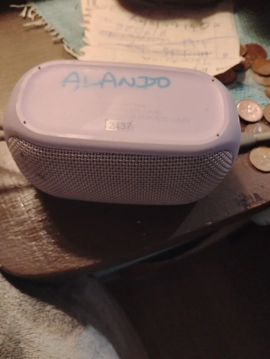 Onn. Bluetooth speaker - Lilac thumbnail