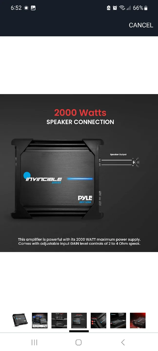 Pyle Invincible Series 2000 Watts Car Amplifier image indicator(4)