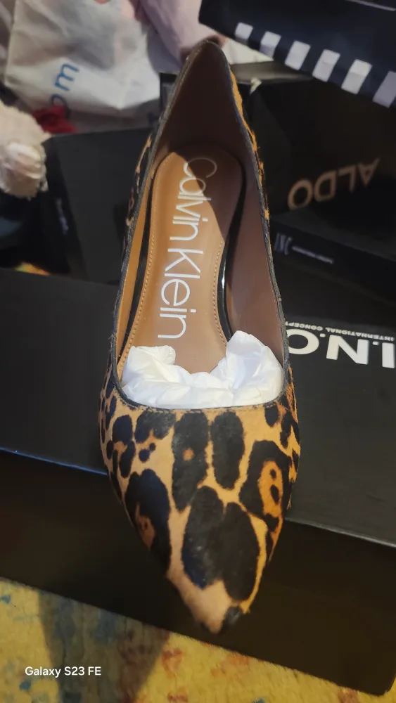 Calvin Klein Leopard Print Heels size 10M image indicator(2)