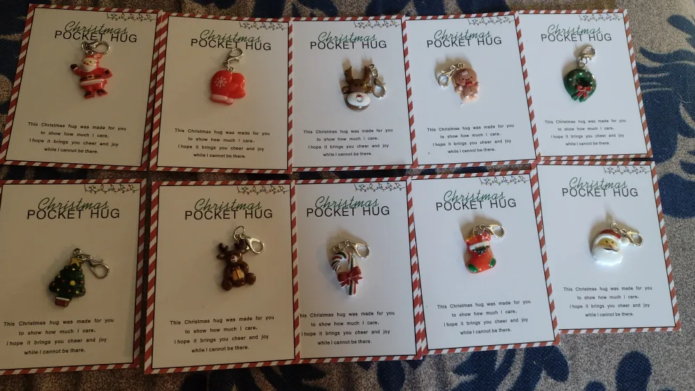 Bulk Handmade Pocket Hugs and keychains thumbnail