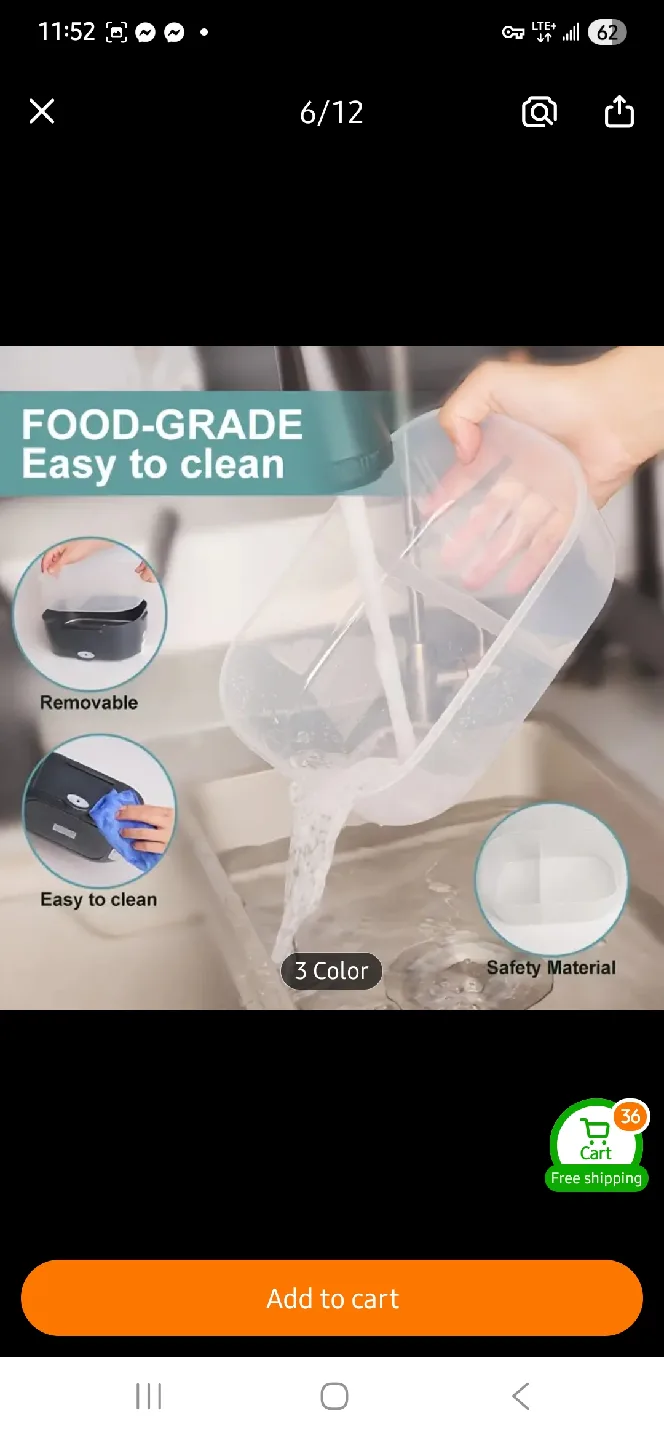 NEW Electric Lunchbox with Carrying Bag ✨️ image indicator(6)