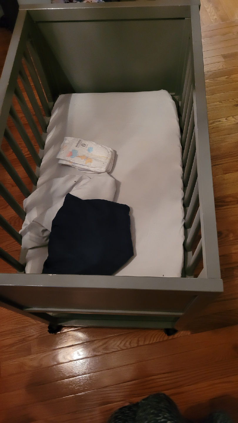 Bassinet with Wheels - Grey