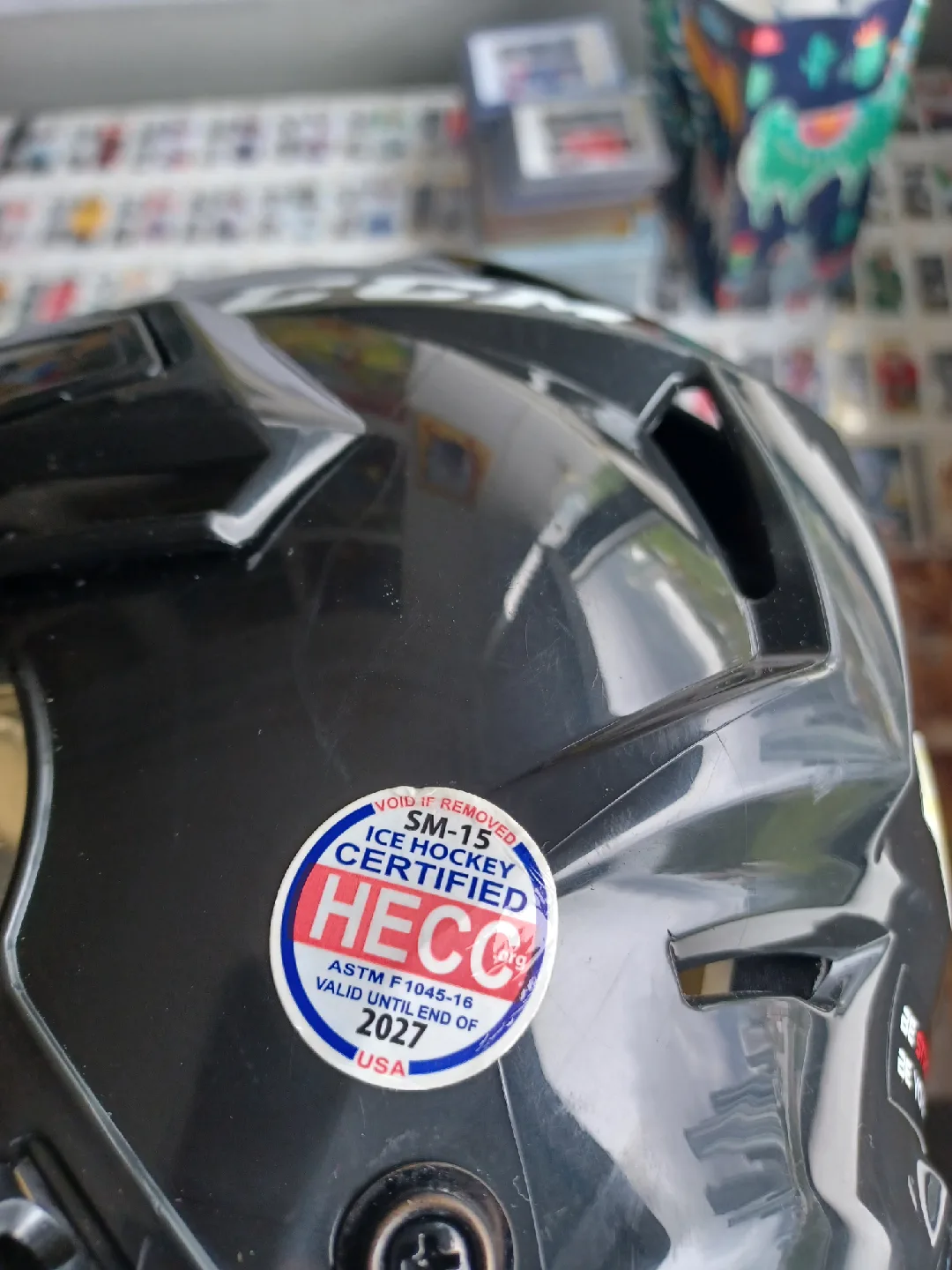 CCM Hockey Helmet with Visor - Black M | rarely worn image indicator(7)