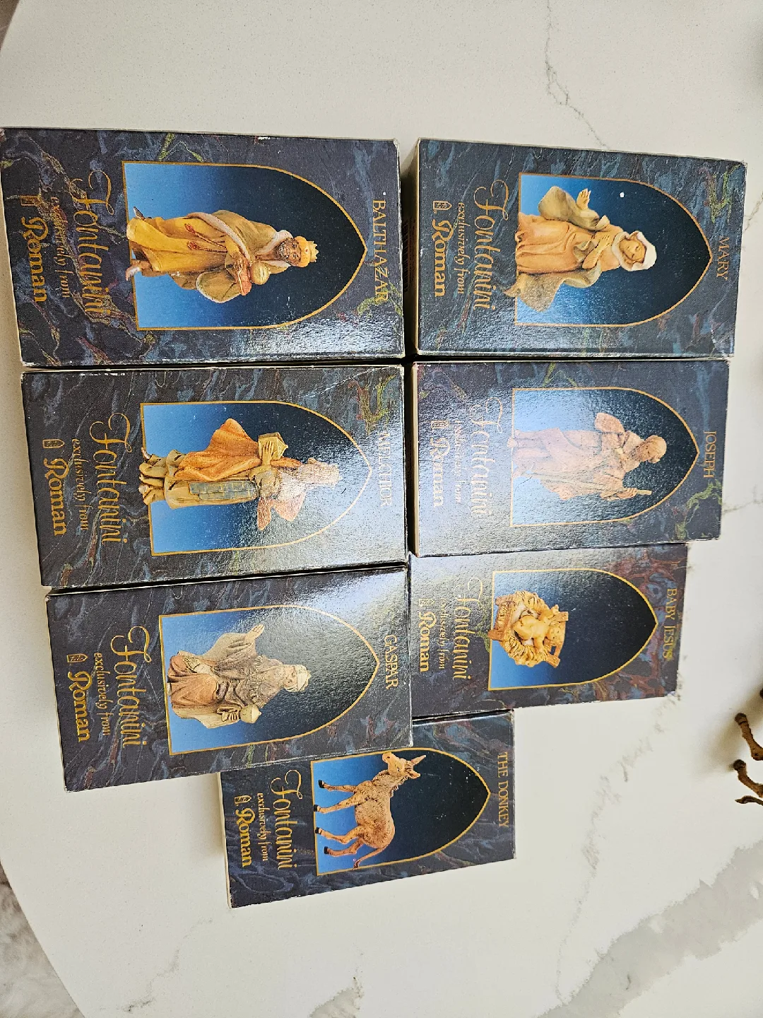 Fantanini Christmas Nativity Set Ornate Vintage Hand Painted image indicator(5)