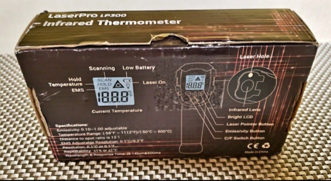 Kizen LaserPro LP300 Infrared Thermometer - New in Box! - photo 4