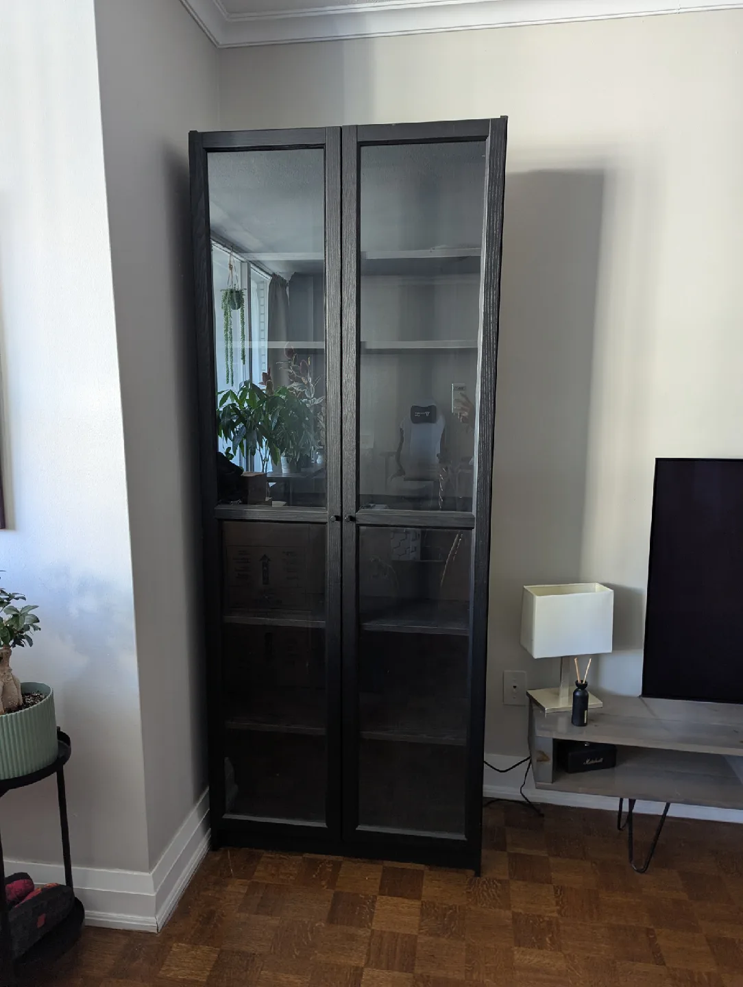 IKEA Billy Bookcase with Glass Doors image indicator(5)