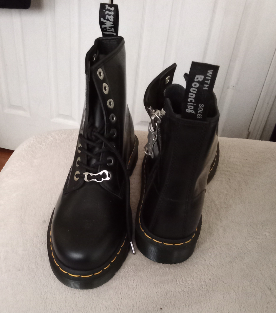 Dr. Martens Jadon Zip Boots - Black - photo 2