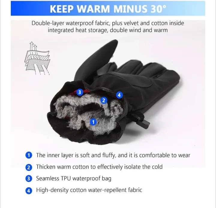 Winter Gloves - Keep Warm Minus 30° image indicator(5)