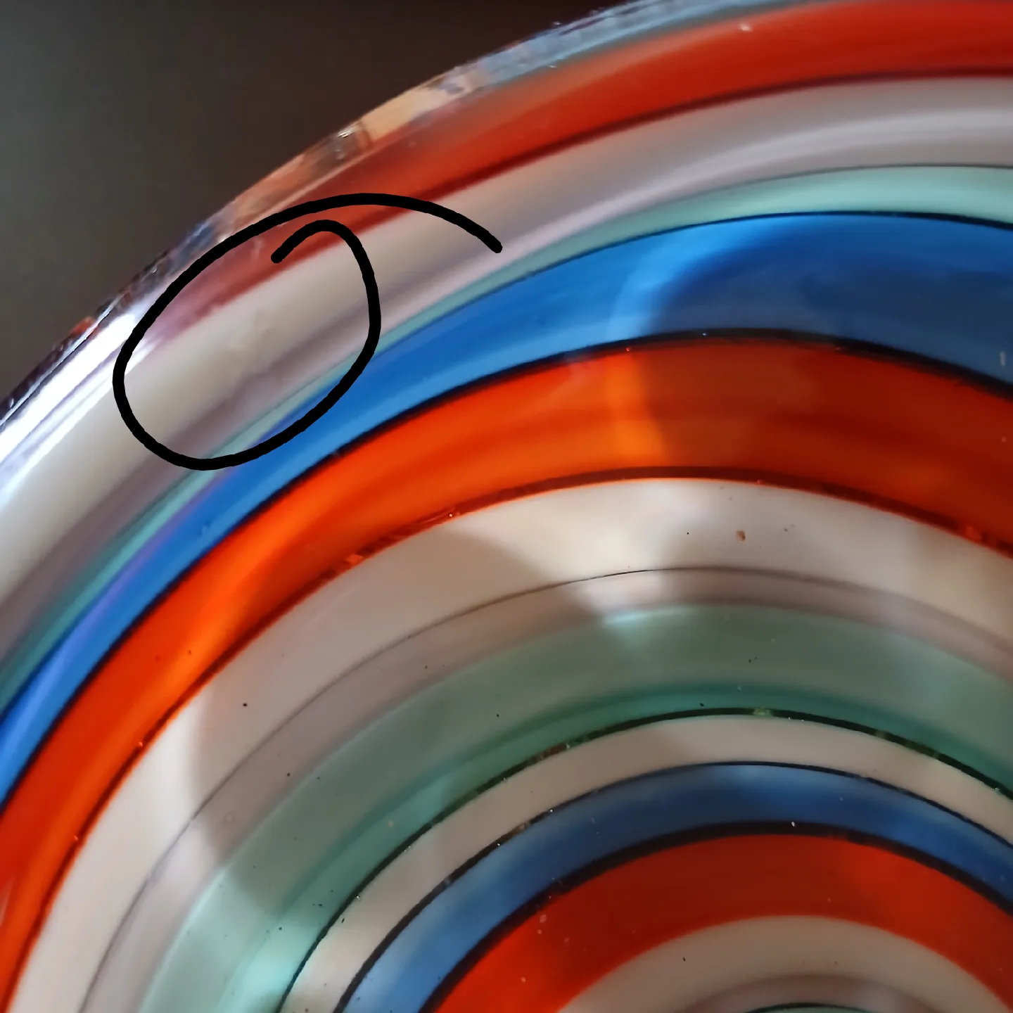 Murano  Art Glass Bowl image indicator(4)