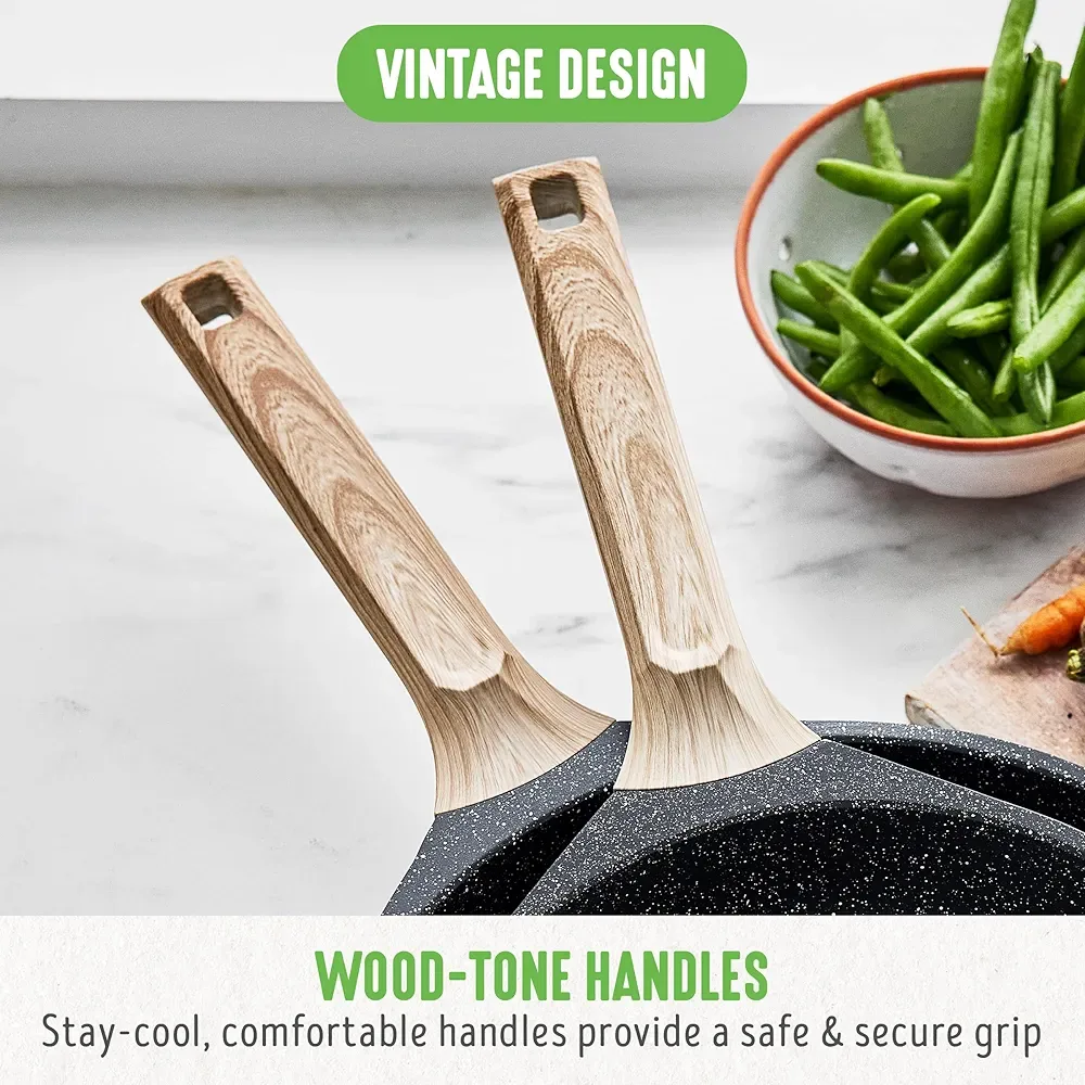 NEW in box GreenLife Arte Cookware Set image indicator(8)