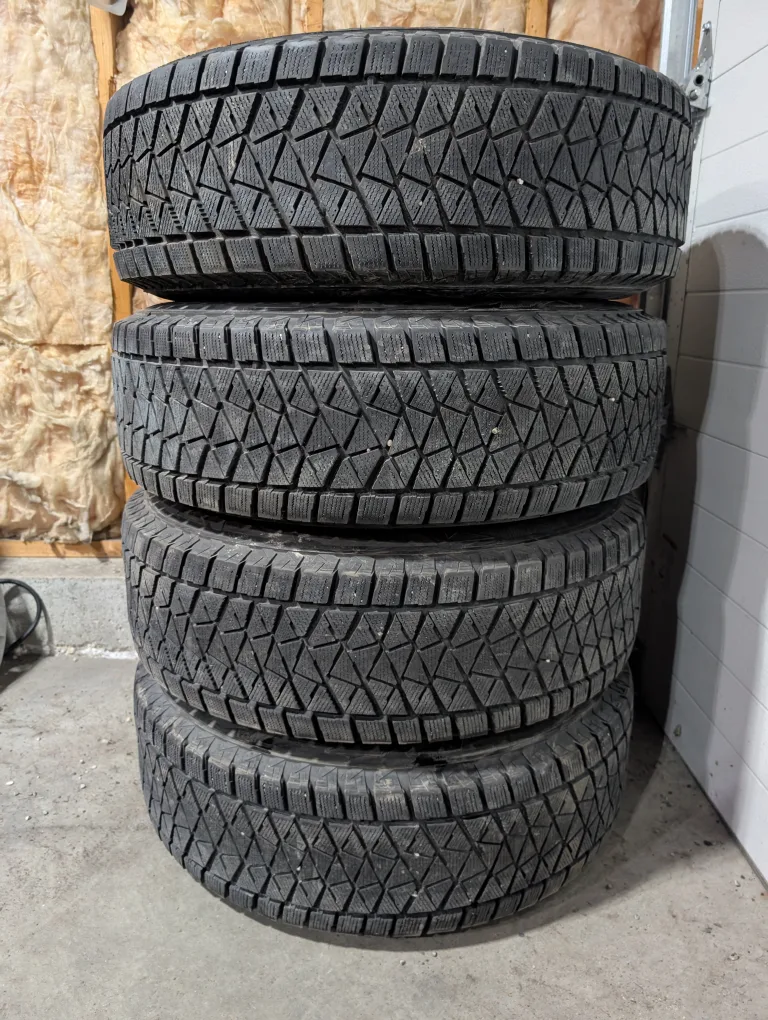 (4)-245/75R16 Winter Tires On Steel Rims Off Toyota Tacoma image indicator(8)