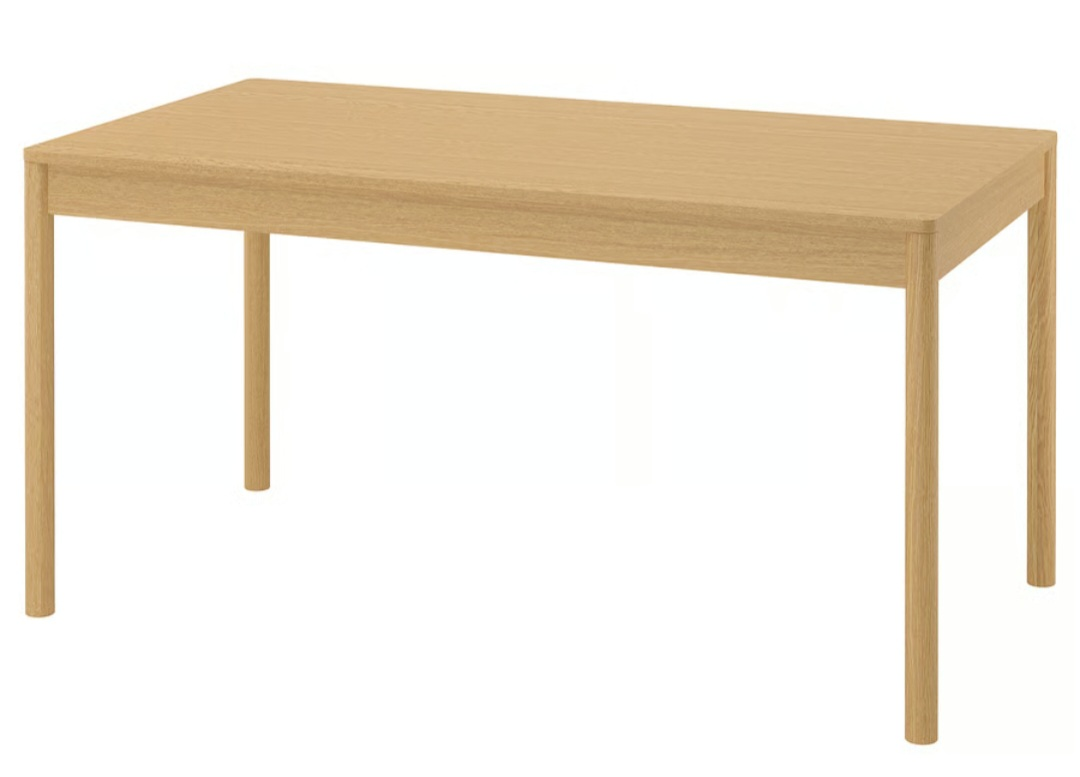 IKEA LERHAMN Table, Light Antique Stain