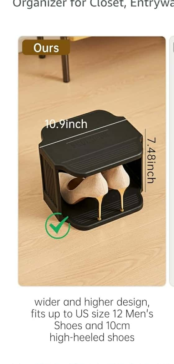 Stackable Shoe Rack Organizer - photo 3