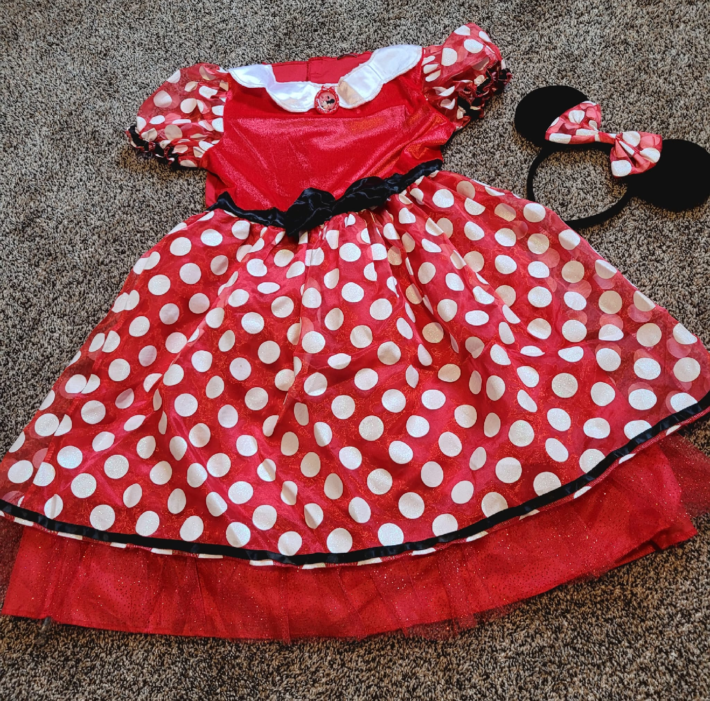 Disney Minnie Mouse Costume - Girls Size S/P (4/6)