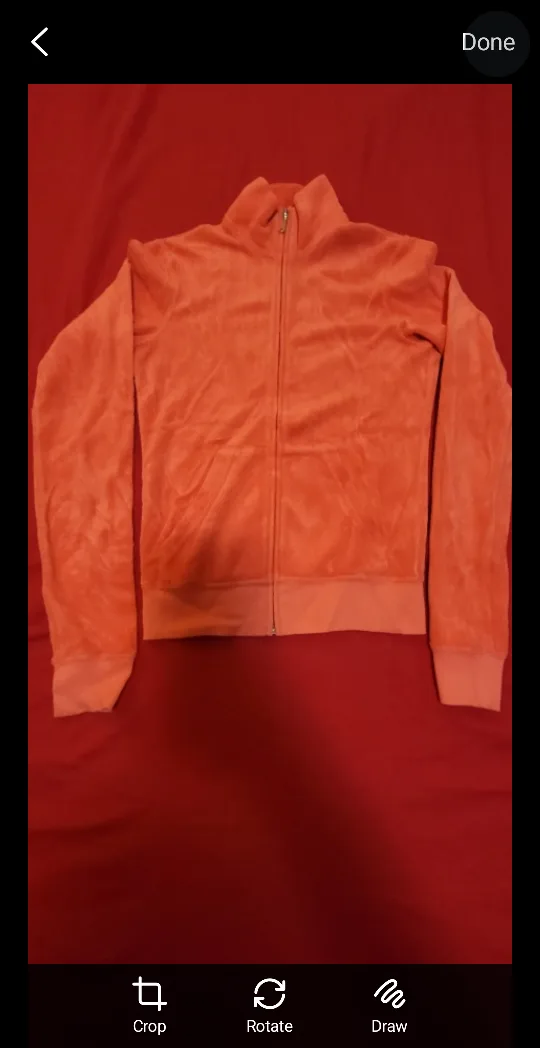 Juicy Couture terry cloth zip up size XS thumbnail