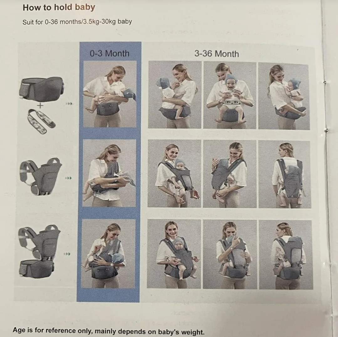 Mangaroo Baby Carrier - Grey image indicator(7)