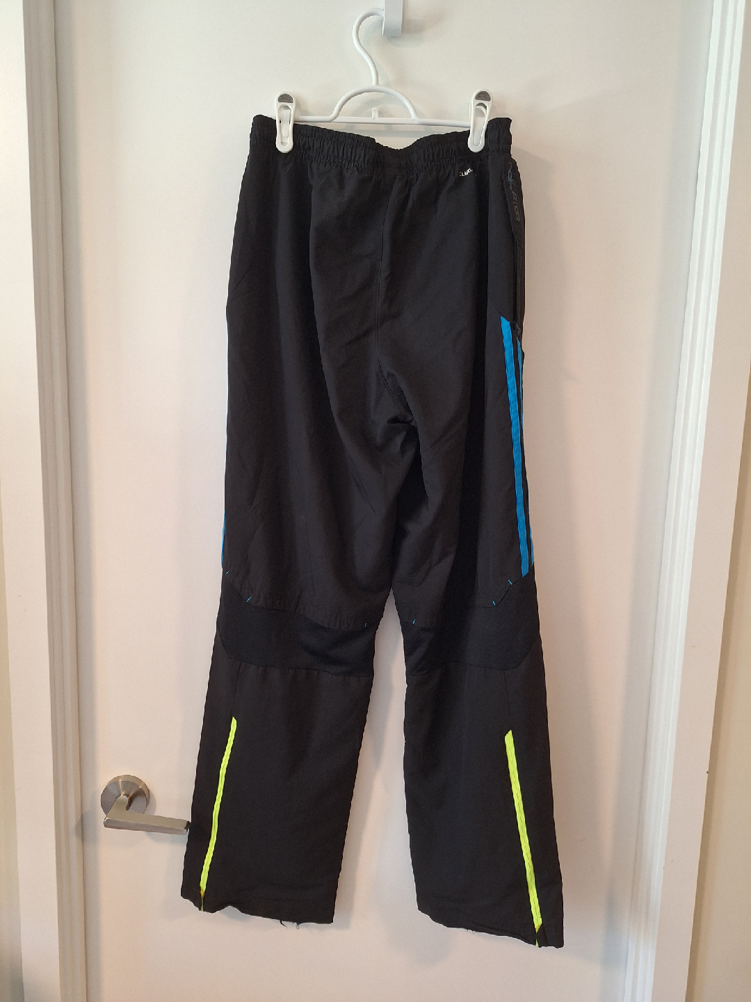 Adidas ClimaCool Black Track Pants -sz M - photo 3