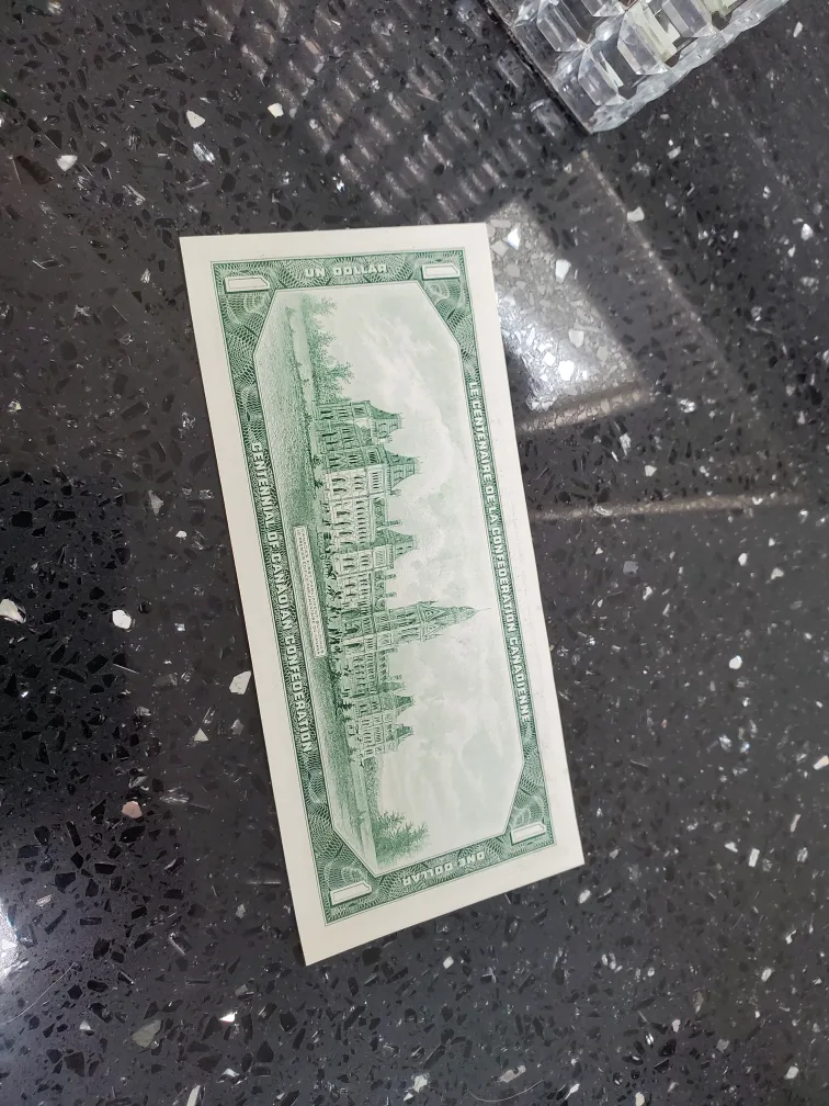 1967 Canadian One Dollar Bill image indicator(3)