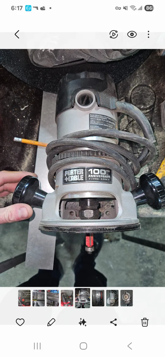 Porter Cable 100th Anniversary Router thumbnail