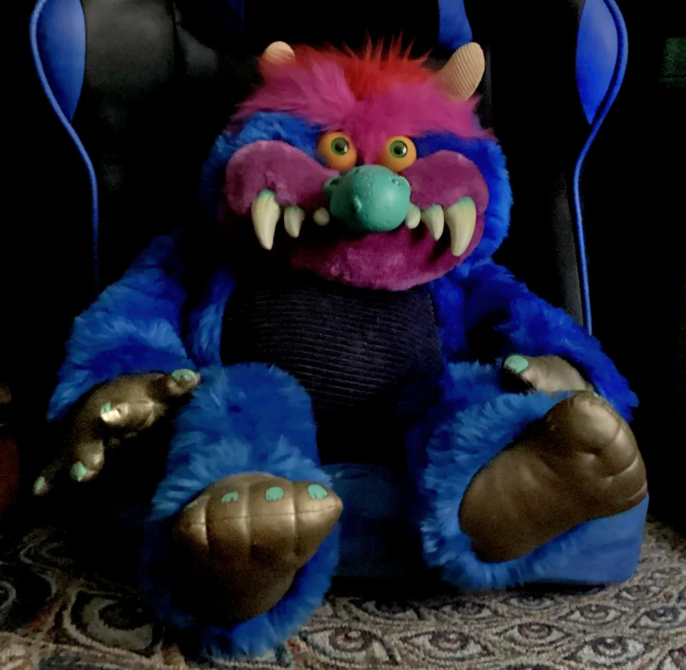 1996 My Pet Monster Plush Toy thumbnail