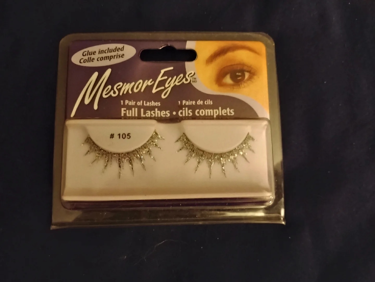 NIB! MESMERIZE GLITTER FALSE EYELASHES image indicator(4)