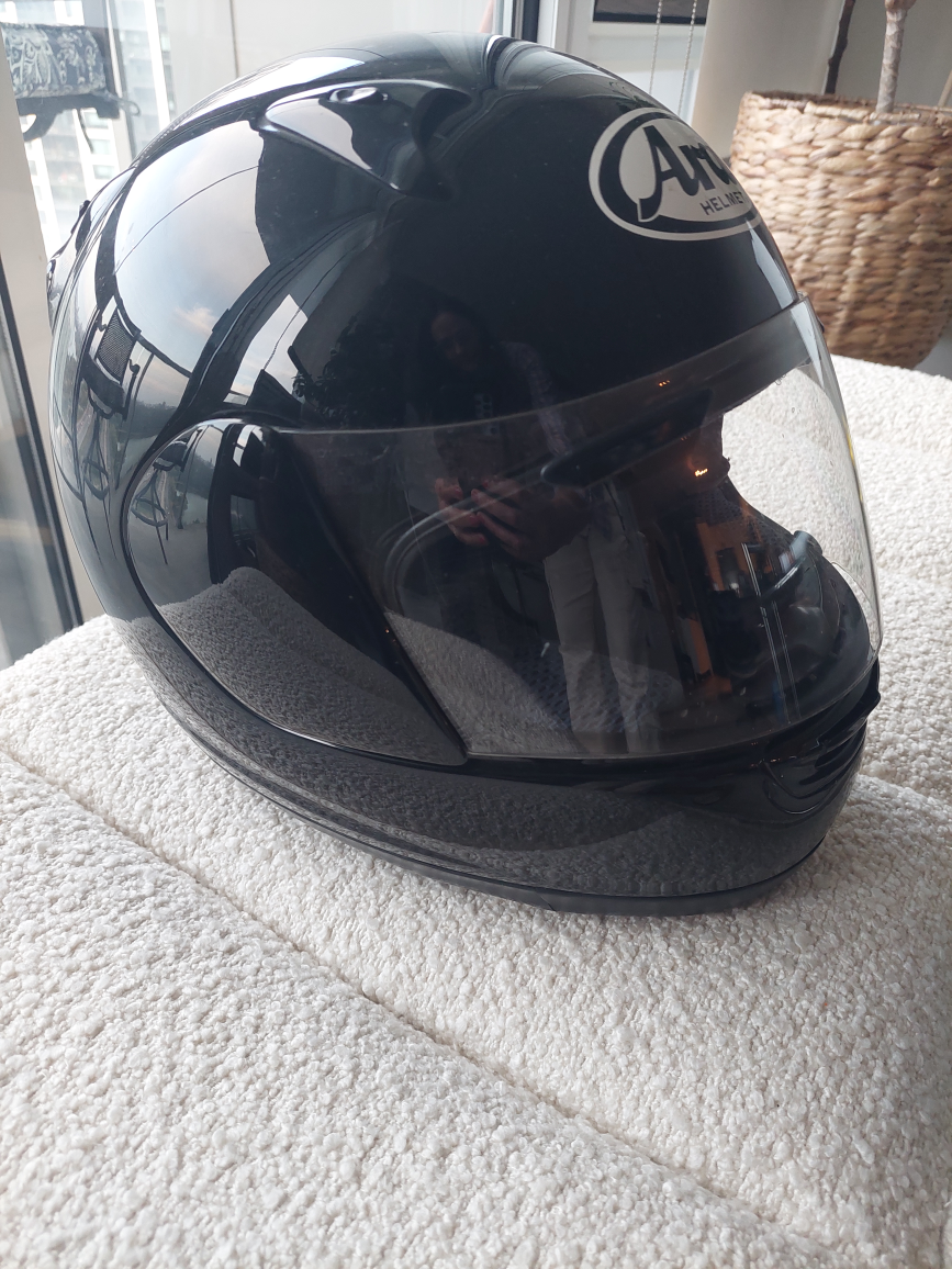 Black Motorcycle Helmet