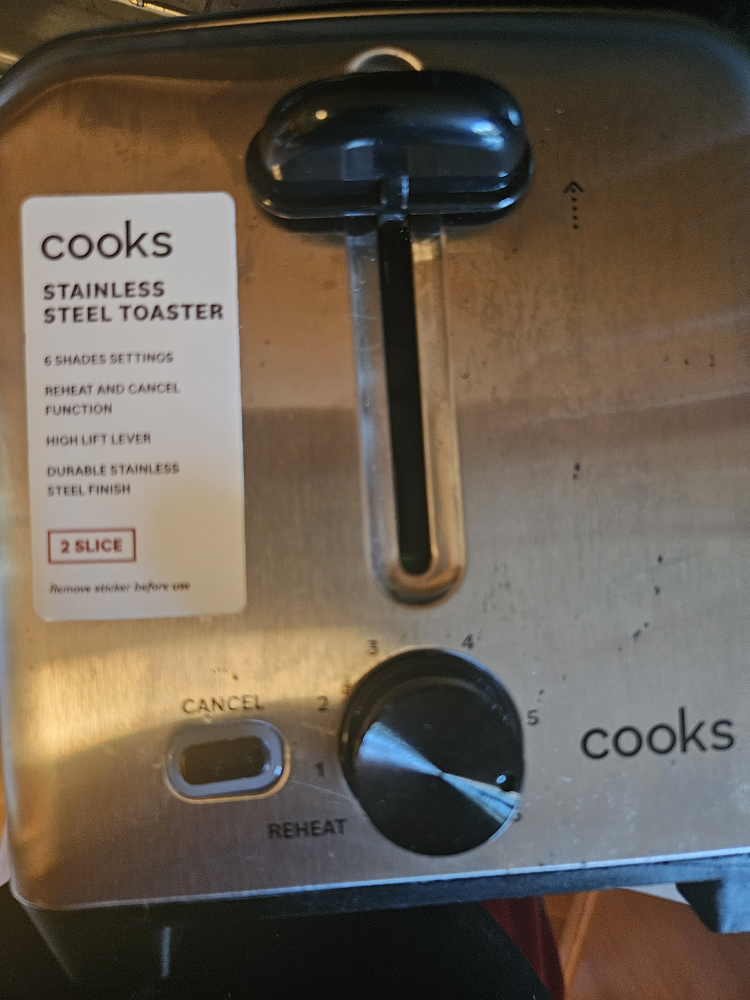 New 2-Slice Stainless Steel Toaster - photo 3