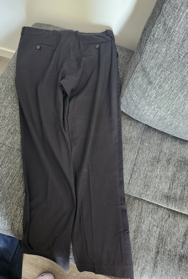 Perry Ellis Slim Fit Black Dress Pants 34x32 - photo 2