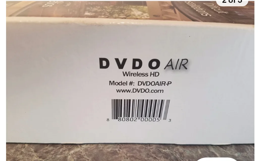 DVDO Air Wireless HD Transmitter/Receiver - New in Box image indicator(7)