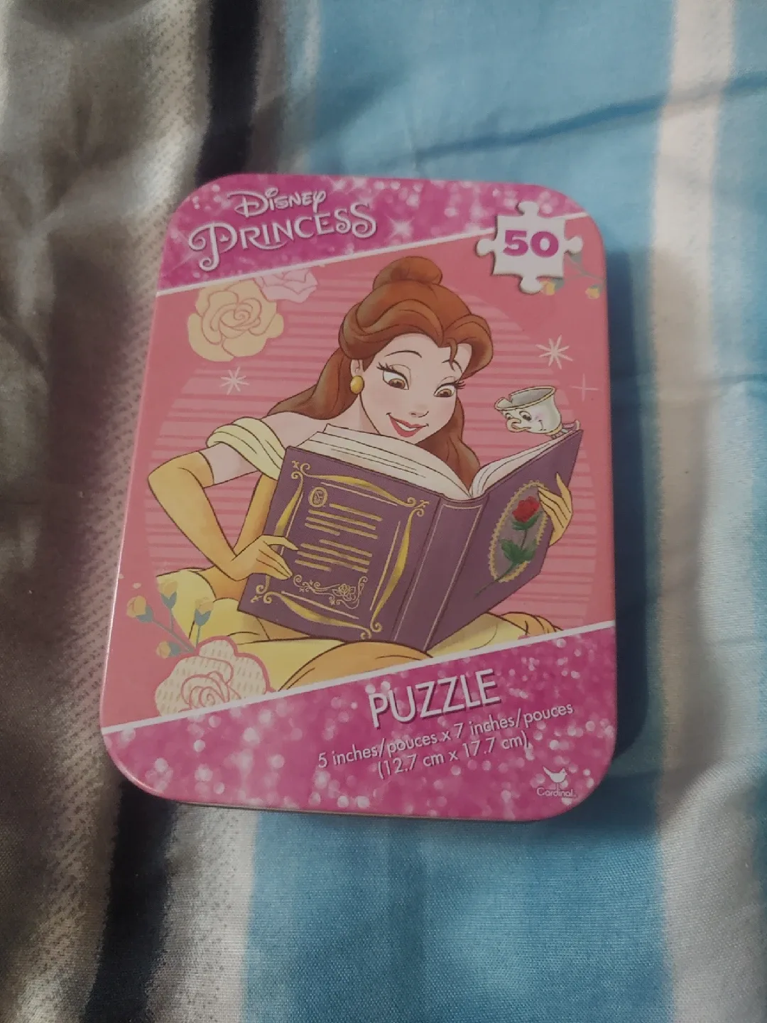 Disney Princess Belle 50-Piece Puzzle in Tin thumbnail