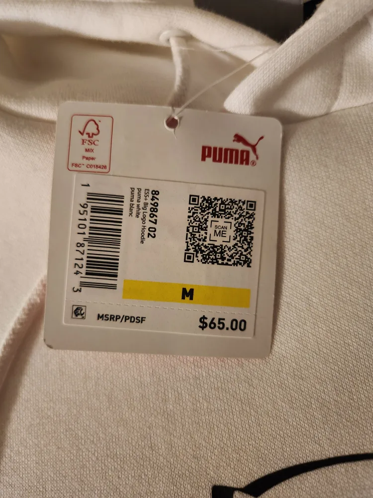 New Puma Fleece Hoodie - M image indicator(2)