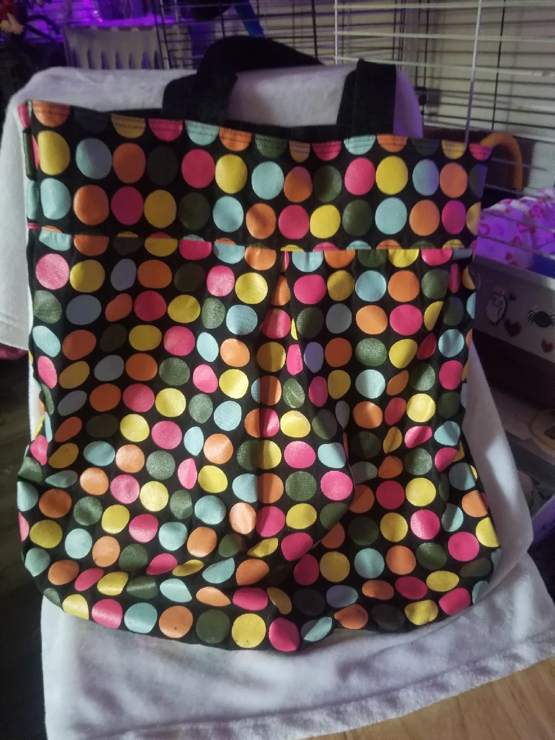 Polka Dot Tote Bag thumbnail