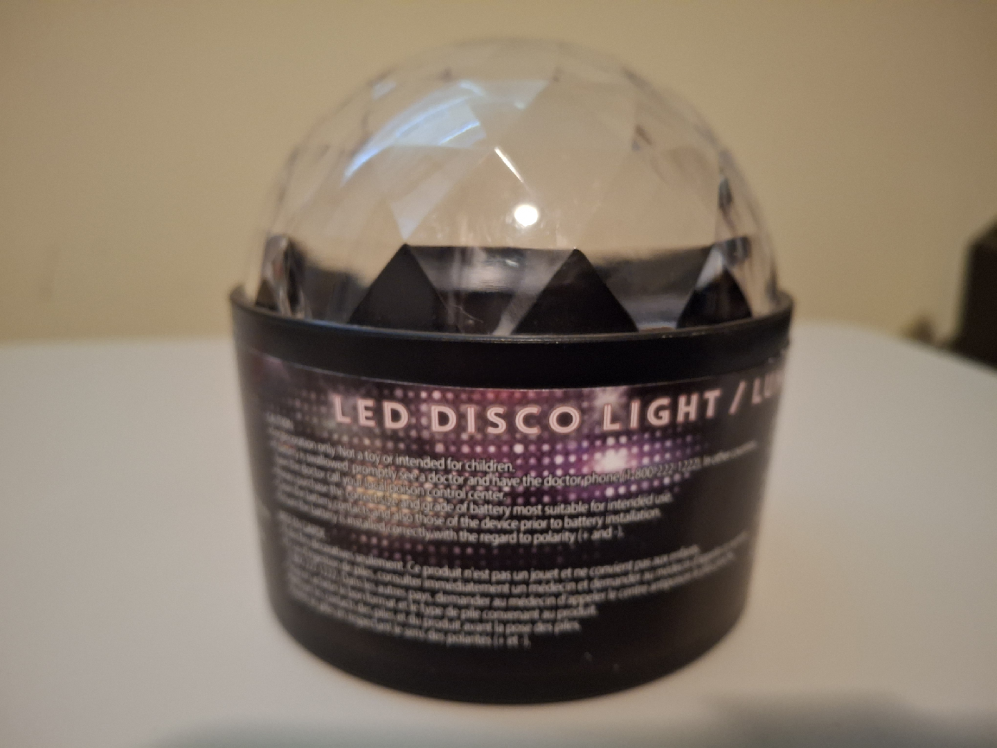 🥕 New LED Disco Light Mini Battery Operated 🥕