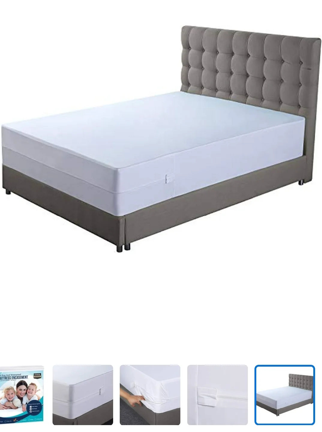 TWIN Waterproof Mattress Encasement  13" image indicator(10)