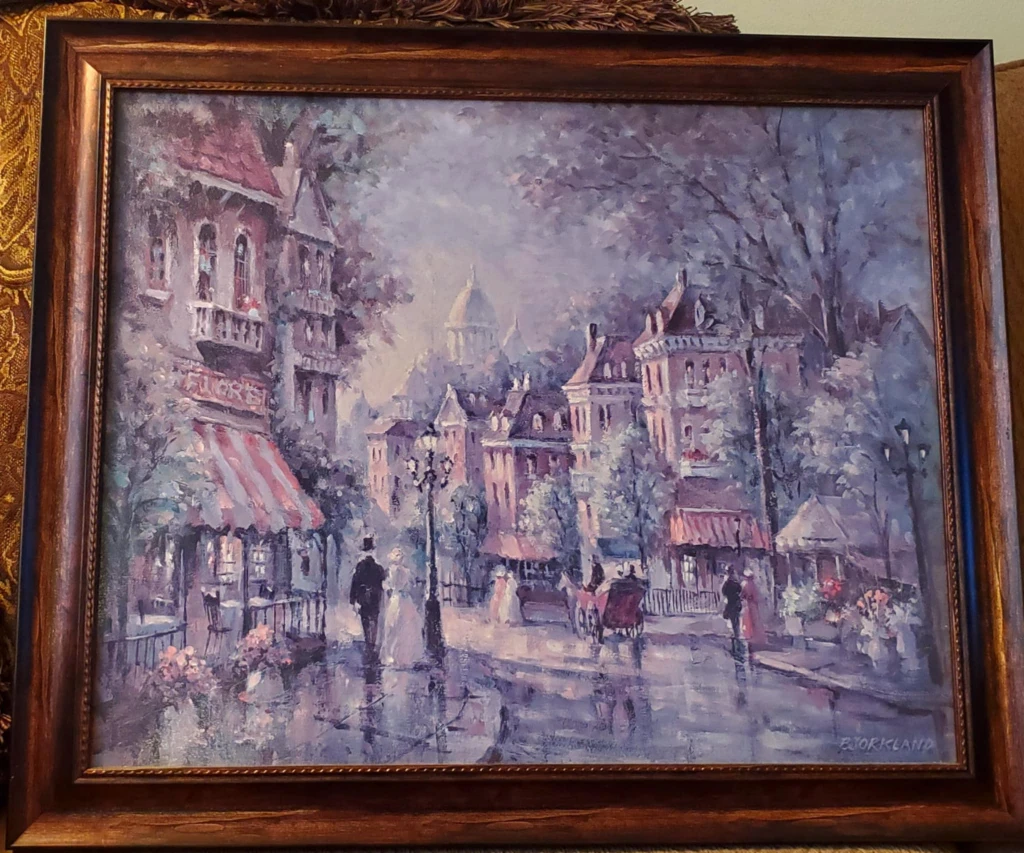 Framed paintings