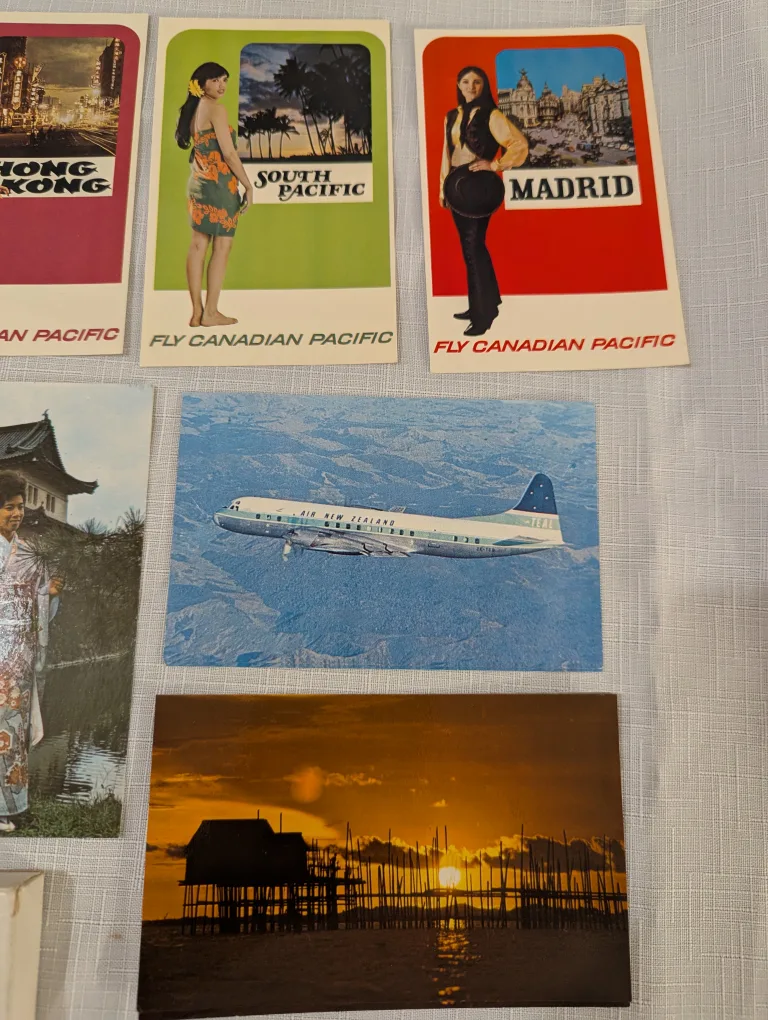 Vintage Airline Playing Cards and Post Cards image indicator(3)
