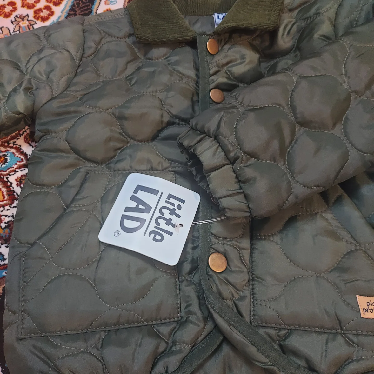 Little Lad Quilted Jacket - Size 2T thumbnail