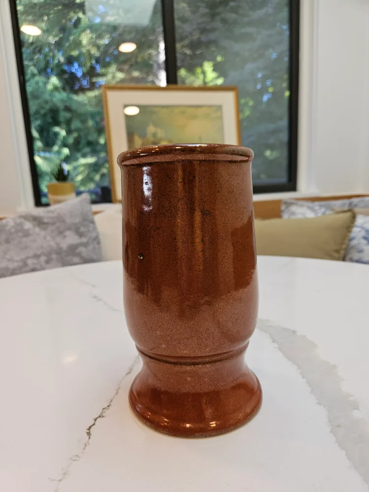 Brown Ceramic Vase image indicator(3)