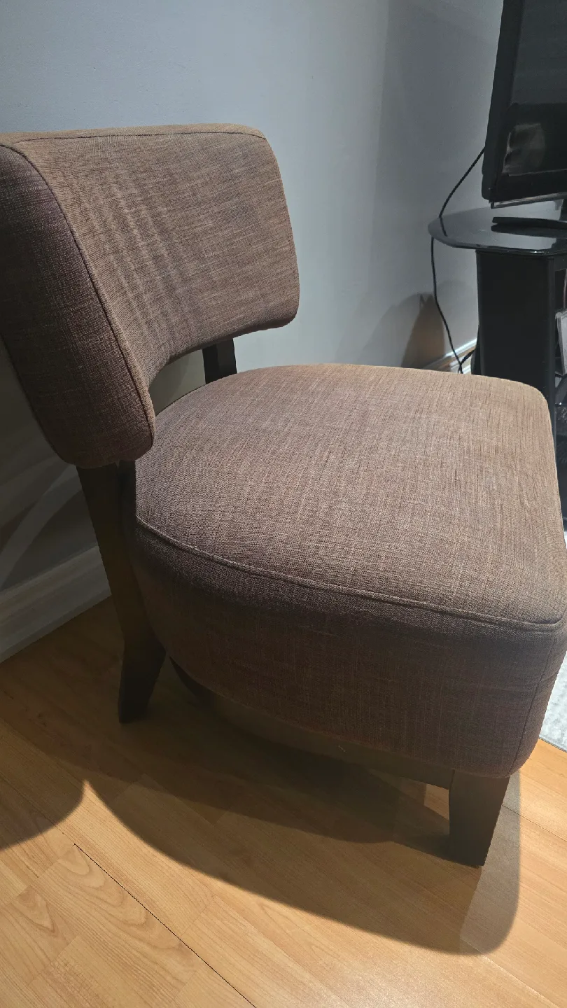 pair of brown Accent Chairs image indicator(3)
