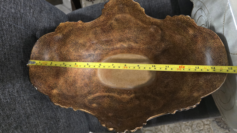 Decorative Floral Bowl - 15 in - photo 3
