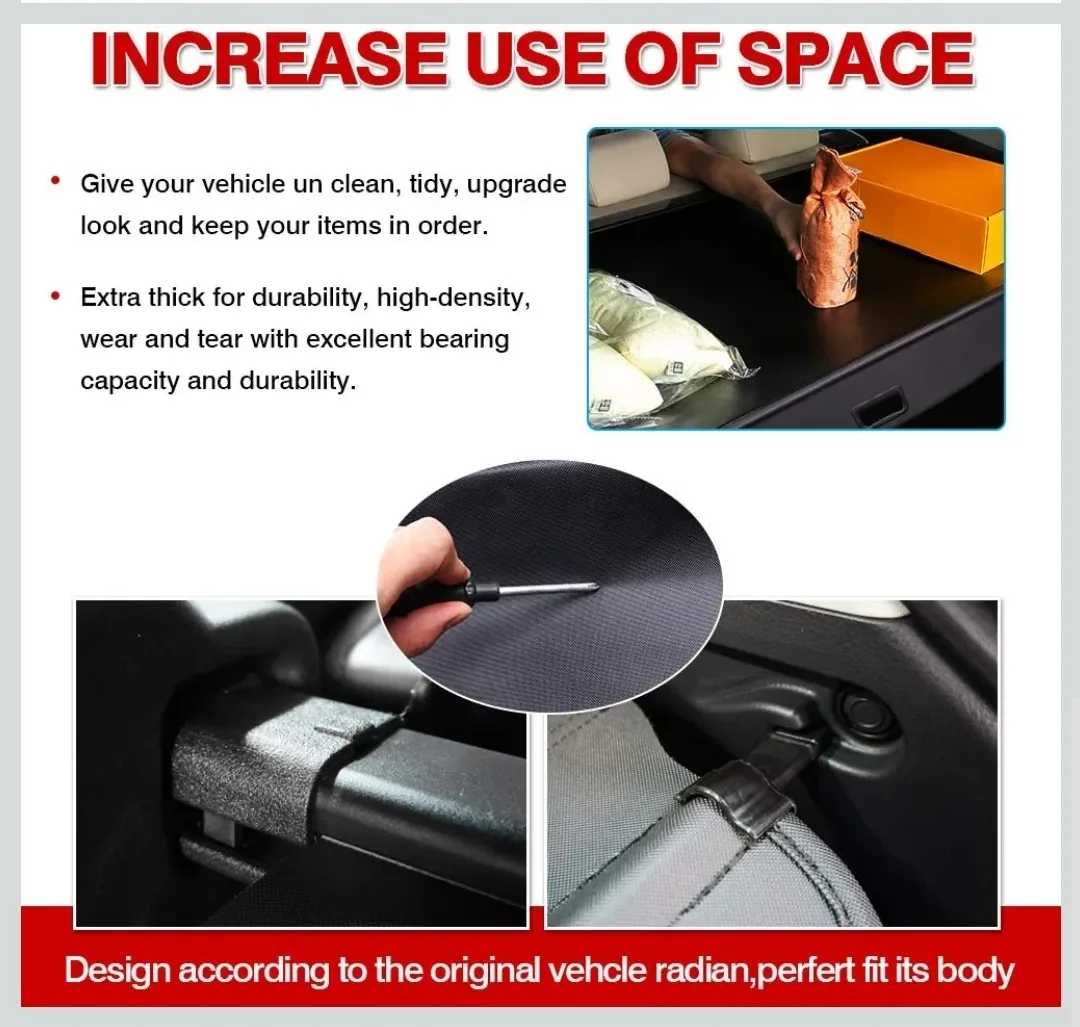 Mercedes-Benz GLC 2016–2022 Cargo Cover, Not For Coupe image indicator(6)