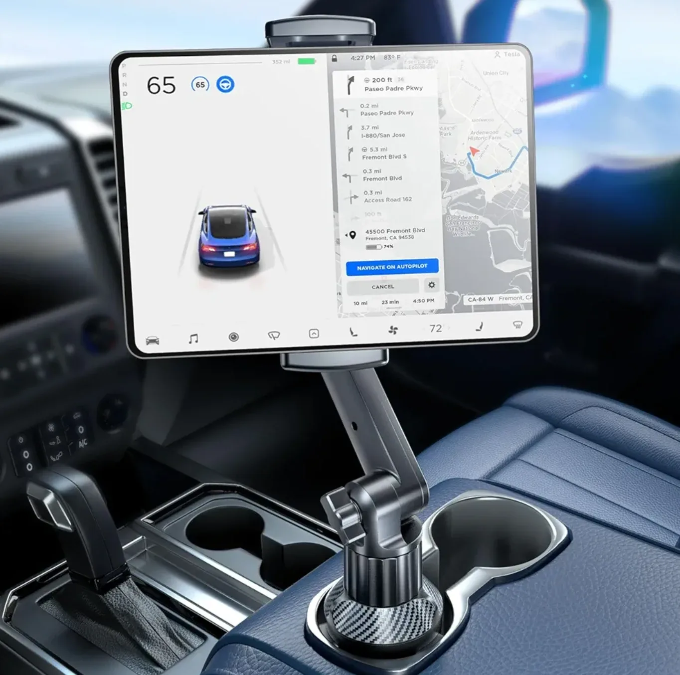 6-13inch Tablet cup holder mount for Car, NEW thumbnail