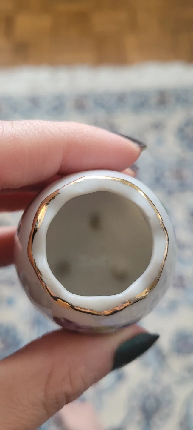 🥕Vintage Egg Cup with Floral Design image indicator(2)