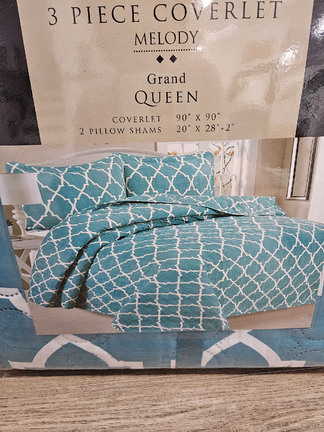 Melody 3-Piece Queen Coverlet Set - New in Package!