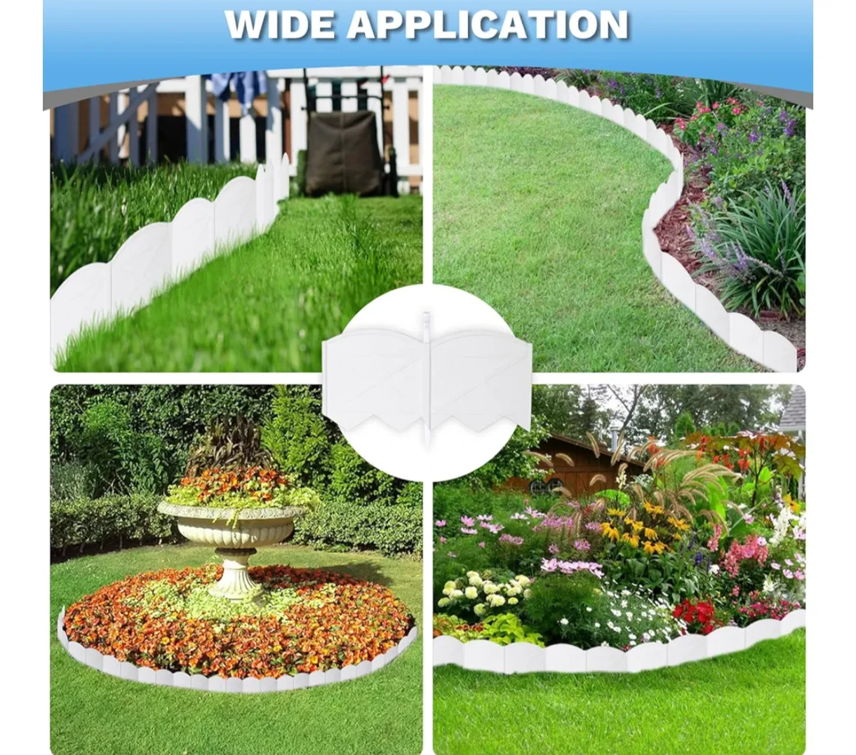 DIY Garden Edging Border - 30 Pcs