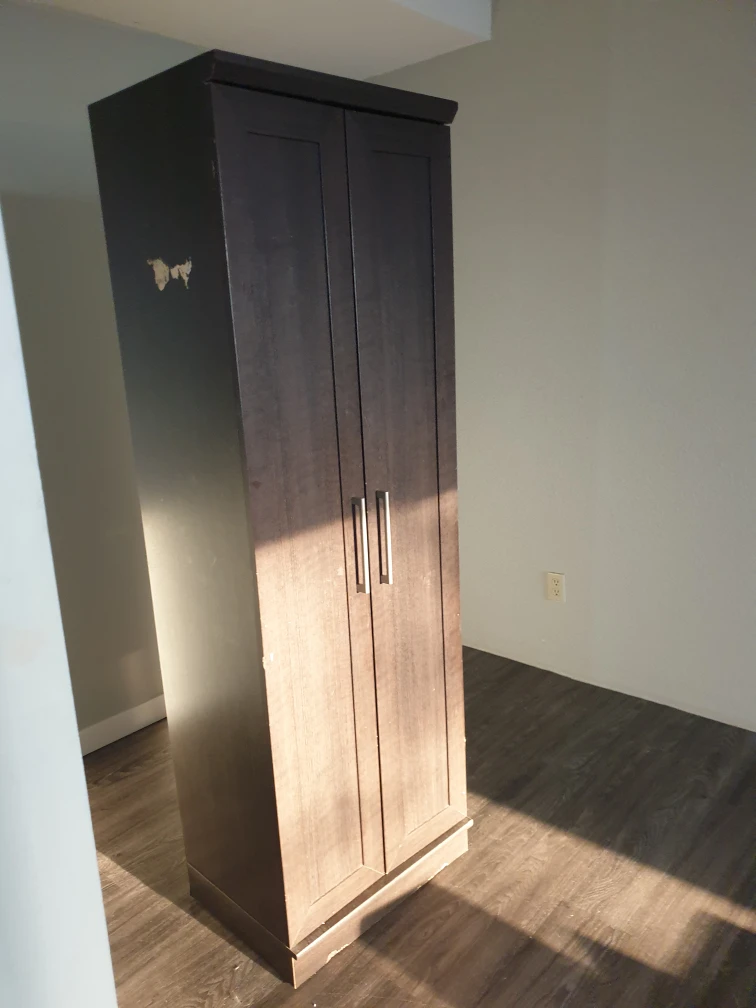Dark Brown Wardrobe Cabinet