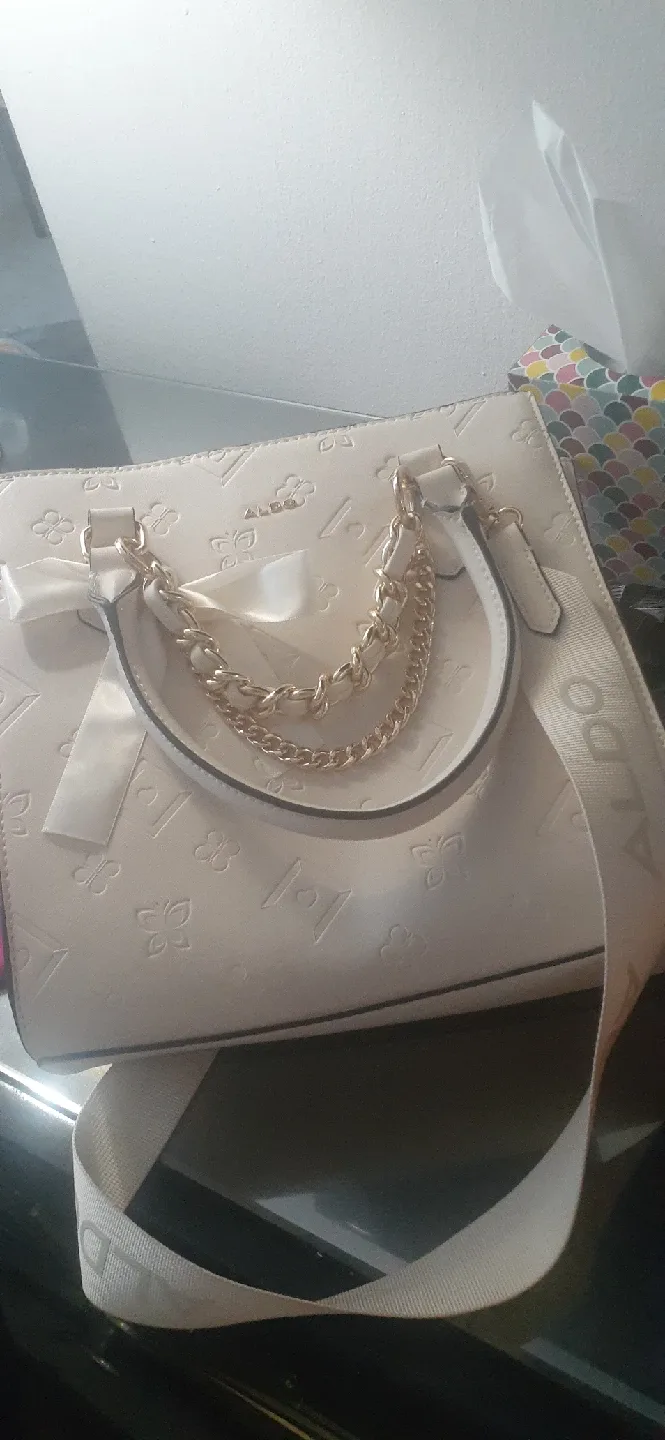 ALDO White Satchel Bag thumbnail